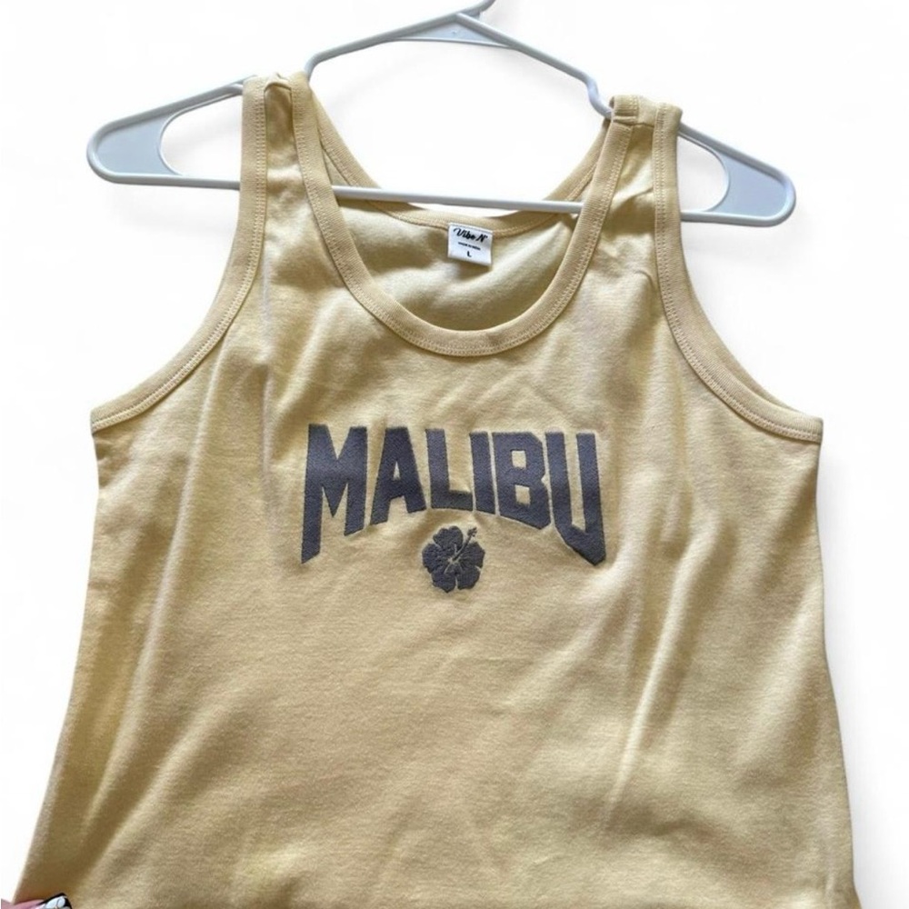 Malibu Tank Top - Yellow
